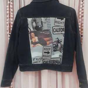 Vintage look denim jacket